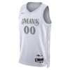 Dallas Mavericks Custom Nike 2024-25 City Edition Valkoinen Miesten Pelipaidat Swingman